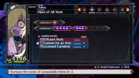 disgaea 5 common evility slots